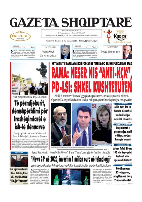 Gazeta Shqiptare 2020-02-02