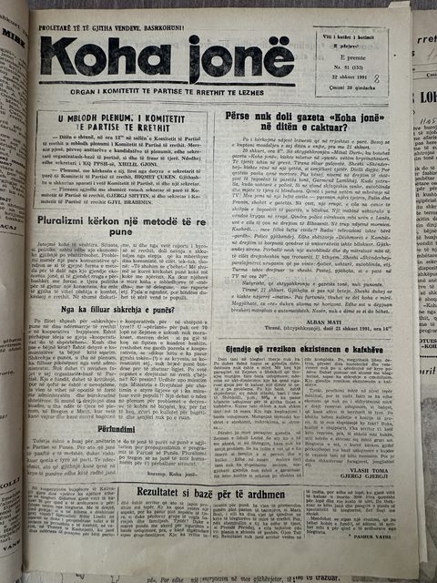 Koha Jonë 1991-02-22