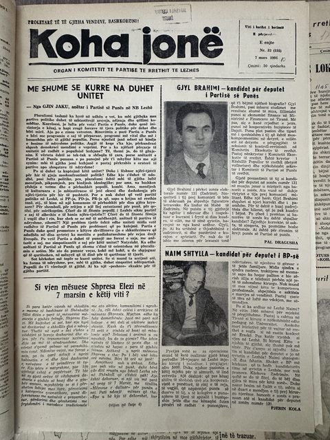Koha Jonë 1991-03-07