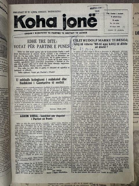 Koha Jonë 1991-03-28