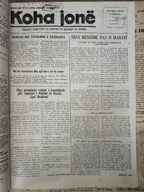 Koha Jonë 1991-04-04
