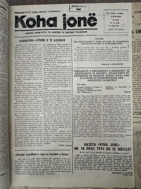 Koha Jonë 1991-04-11