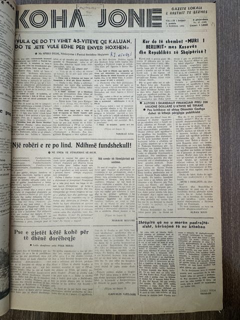 Koha Jonë 1991-07-05
