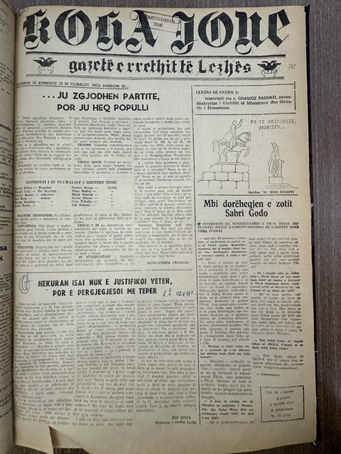 Koha Jonë 1991-08-06