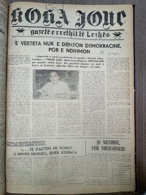 Koha Jonë 1991-08-09