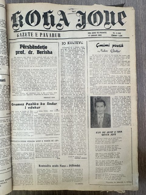 Koha Jonë 1992-01-17