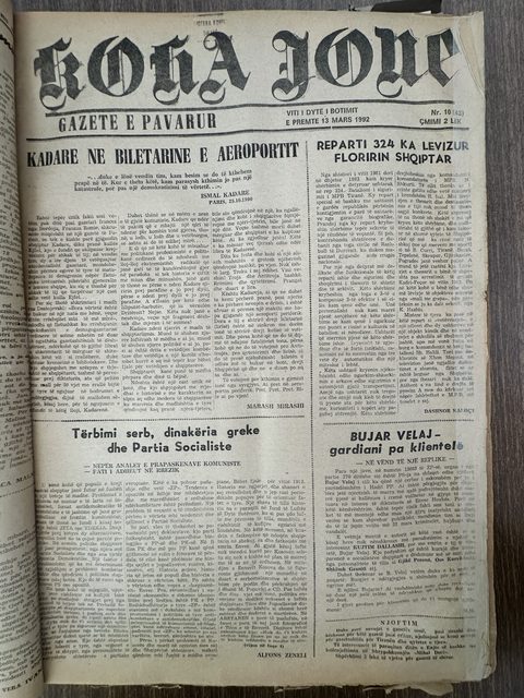 Koha Jonë 1992-03-13