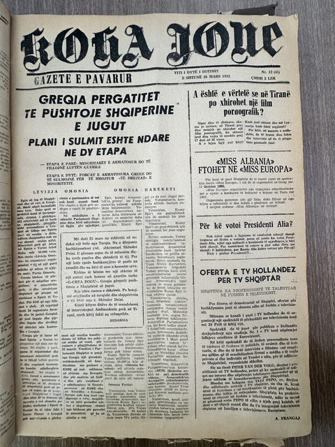 Koha Jonë 1992-03-28