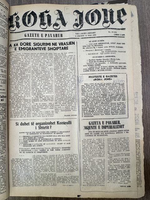 Koha Jonë 1992-05-15