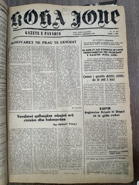 Koha Jonë 1992-06-05