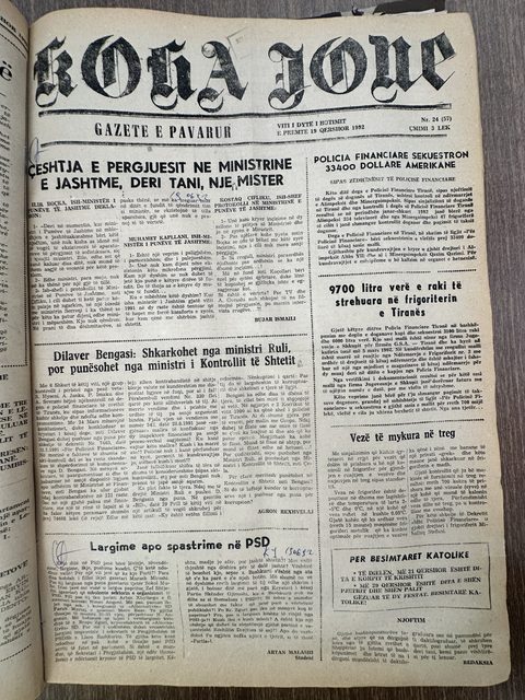 Koha Jonë 1992-06-19