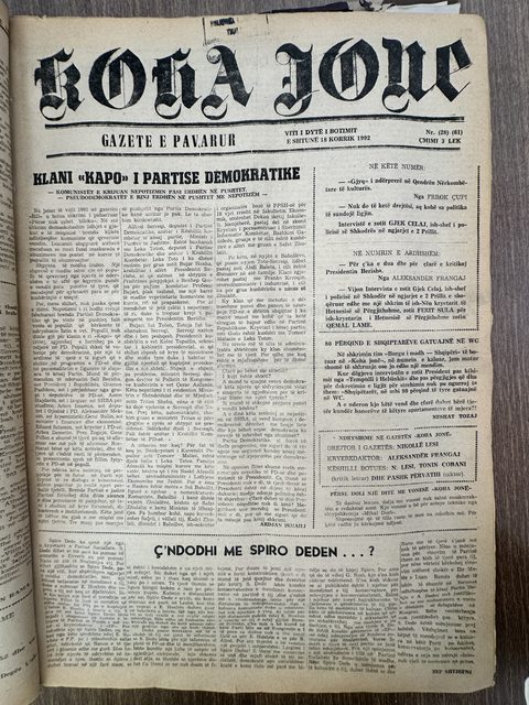 Koha Jonë 1992-07-18