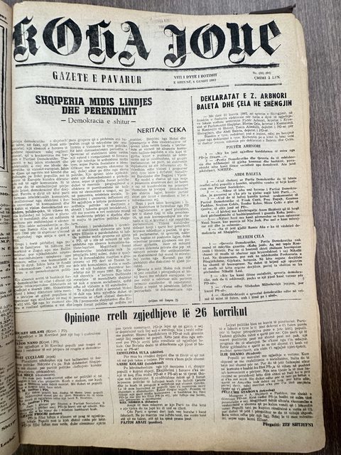 Koha Jonë 1992-08-08