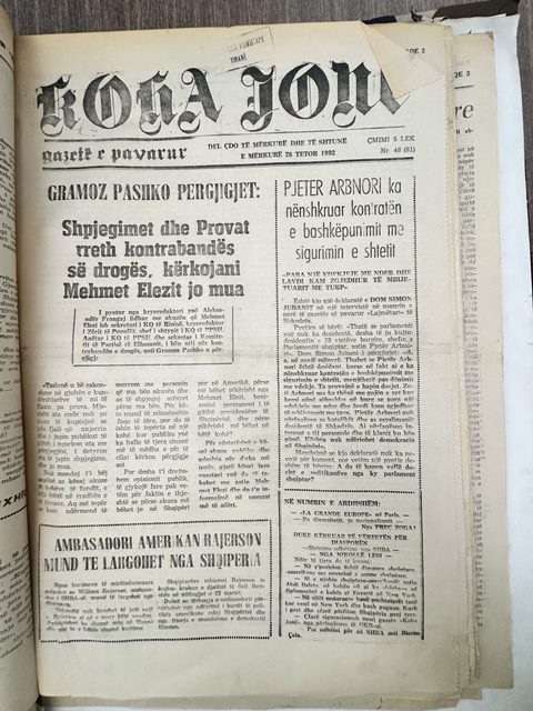 Koha Jonë 1992-10-28