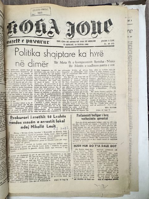Koha Jonë 1992-10-31