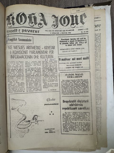 Koha Jonë 1992-11-04