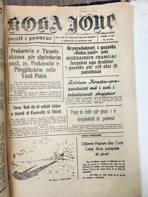 Koha Jonë 1992-12-16