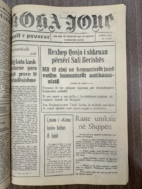 Koha Jonë 1993-11-03