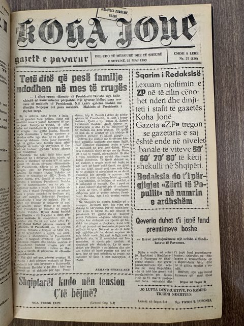 Koha Jonë 1993-05-22