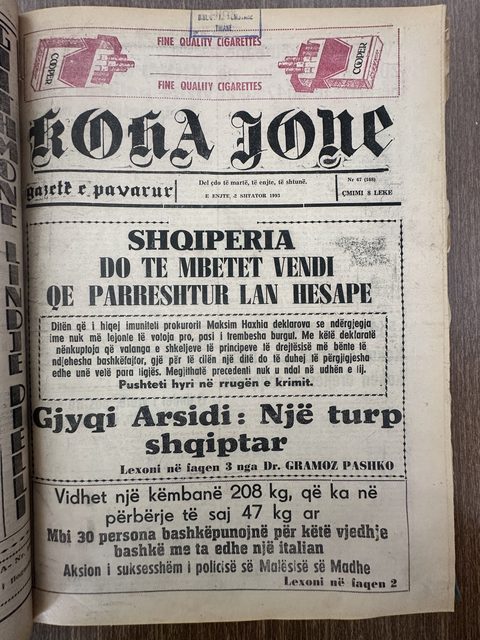 Koha Jonë 1993-09-02