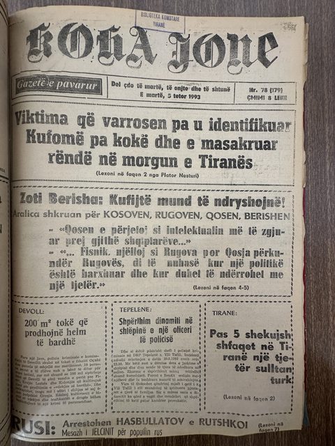 Koha Jonë 1993-10-05