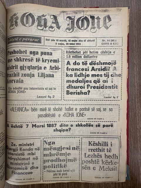 Koha Jonë 1993-10-28