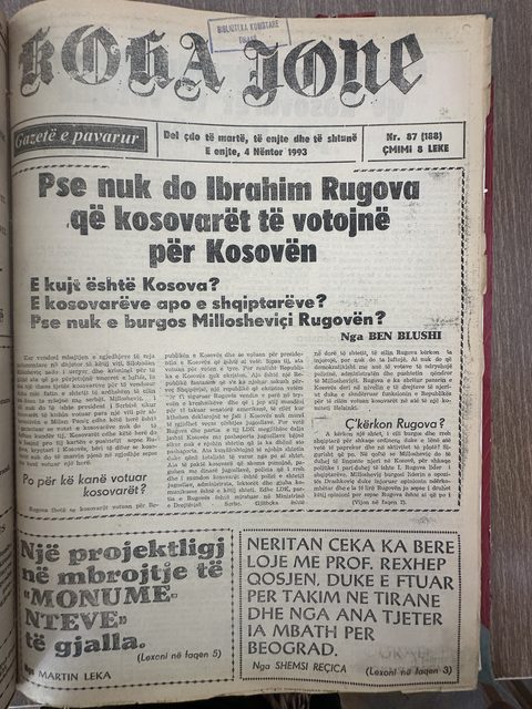Koha Jonë 1993-11-04