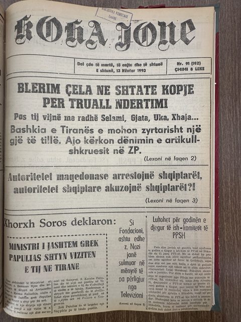 Koha Jonë 1993-11-13