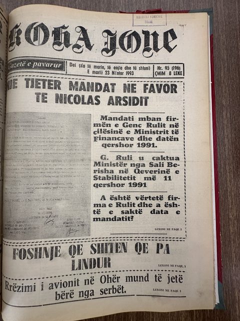 Koha Jonë 1993-11-23