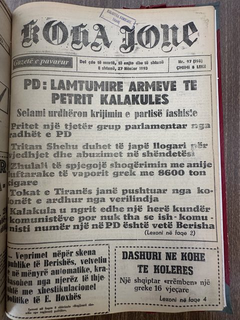 Koha Jonë 1993-11-27