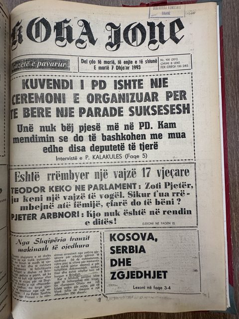Koha Jonë 1993-12-07