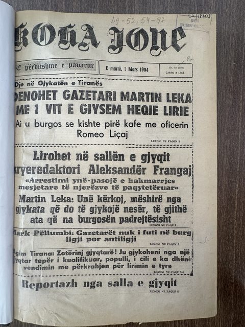 Koha Jonë 1994-03-01