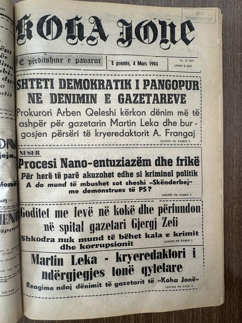 Koha Jonë 1994-03-04