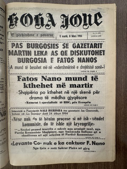 Koha Jonë 1994-03-08