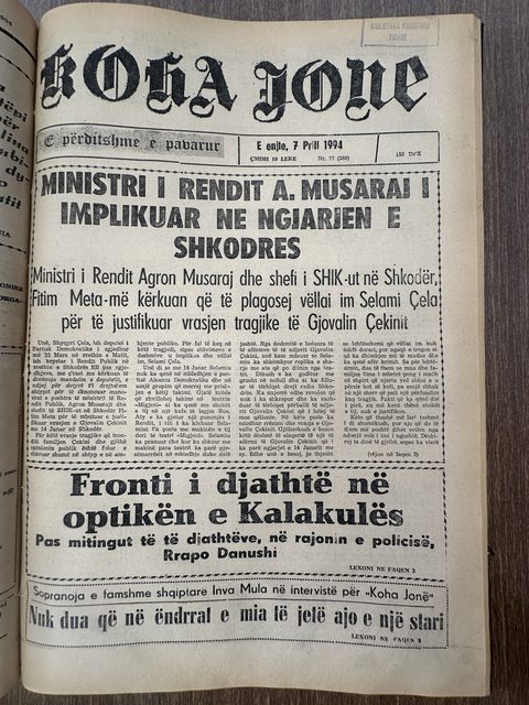 Koha Jonë 1994-04-07
