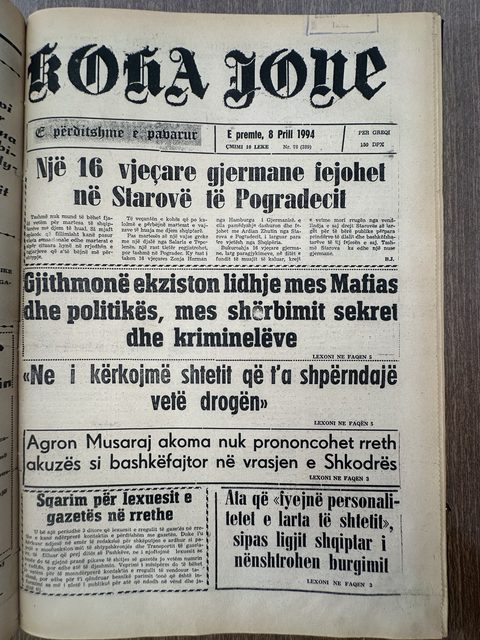 Koha Jonë 1994-04-08