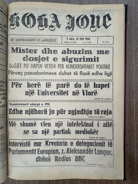 Koha Jonë 1994-04-21