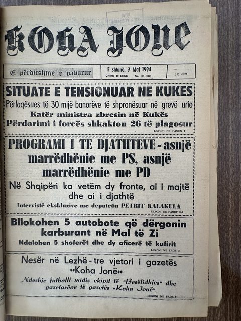 Koha Jonë 1994-05-07