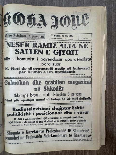 Koha Jonë 1994-05-20