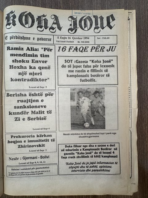 Koha Jonë 1994-06-16