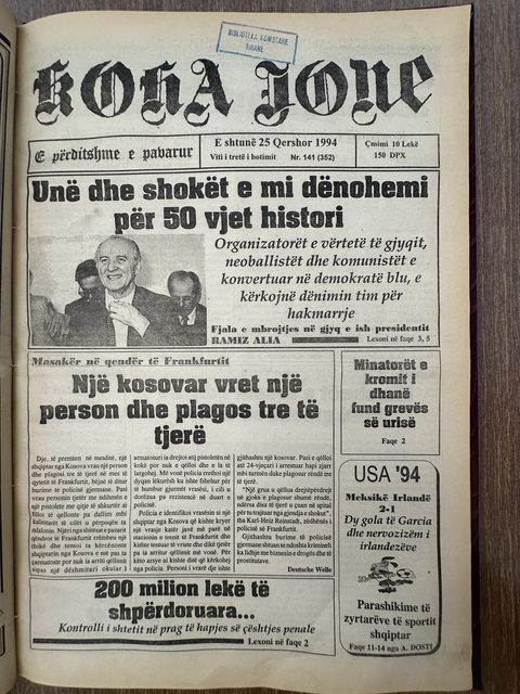Koha Jonë 1994-06-25