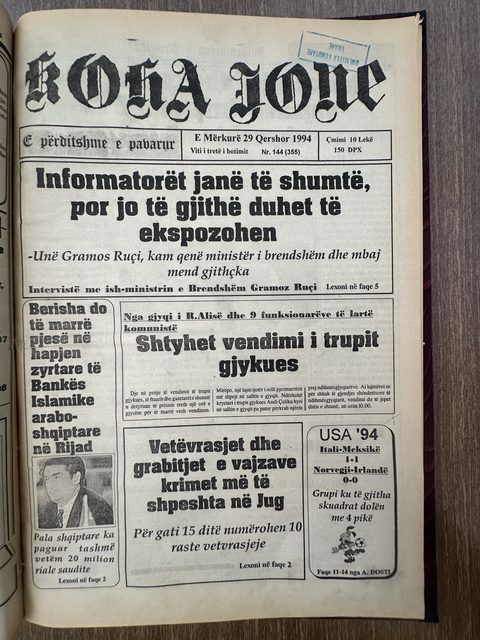 Koha Jonë 1994-06-29