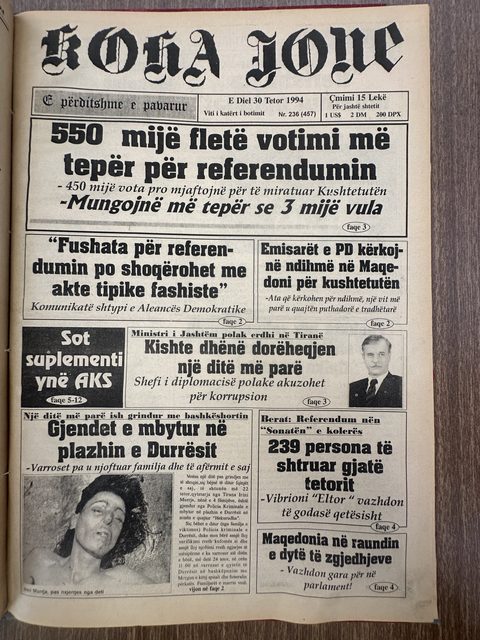 Koha Jonë 1994-10-30