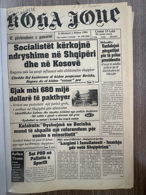 Koha Jonë 1994-11-02