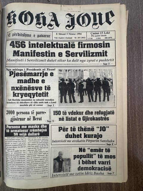 Koha Jonë 1994-11-05