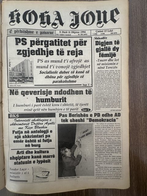 Koha Jonë 1994-12-11