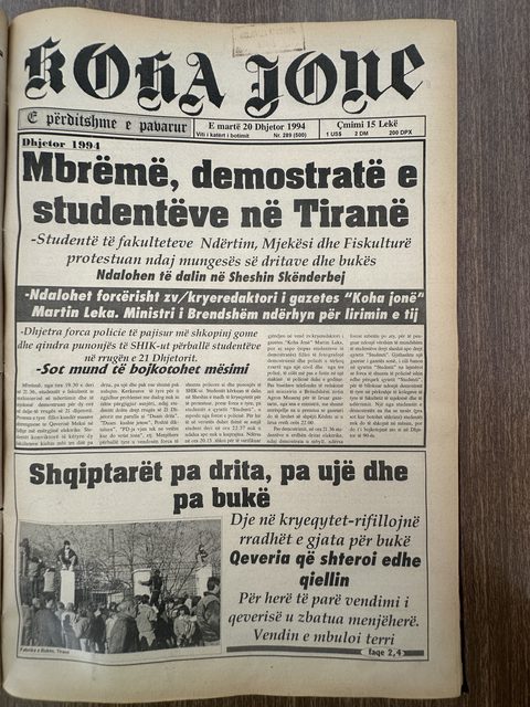Koha Jonë 1994-12-20