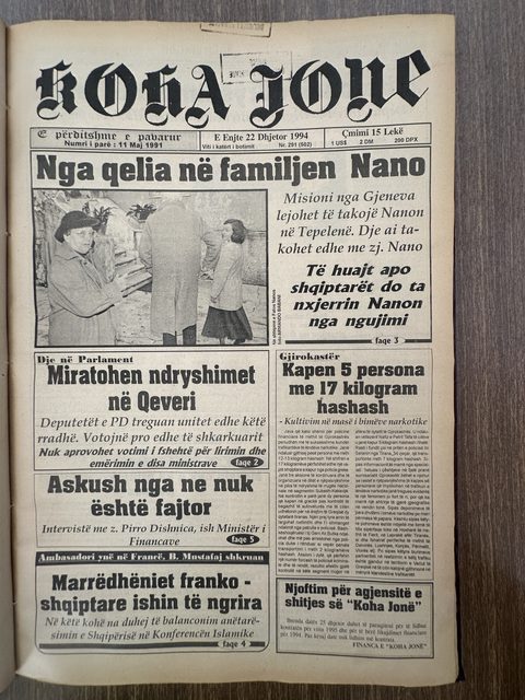 Koha Jonë 1994-12-22