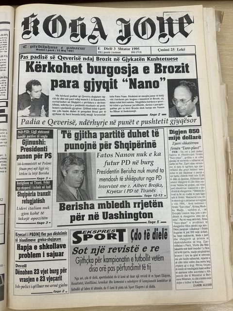 Koha Jonë 1995-09-03
