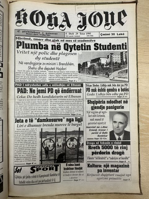 Koha Jonë 1995-10-29